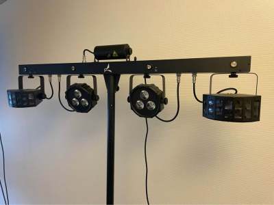 Komplet Lyd, Lys og Røgmaskine