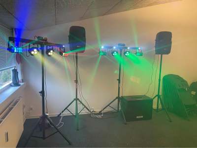 Komplet Lyd, Lys og Røgmaskine